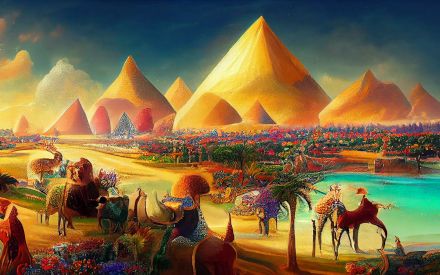 Ägypten Pyramiden Solitär